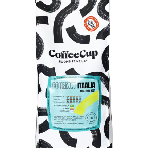 CoffeeCup Gourmet, kesk-tume (Itaalia) röst 1kg