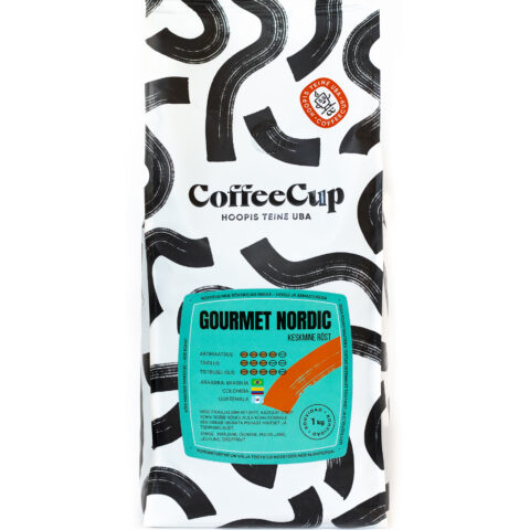 CoffeeCup Gourmet, keskmine (Nordic) röst 1kg