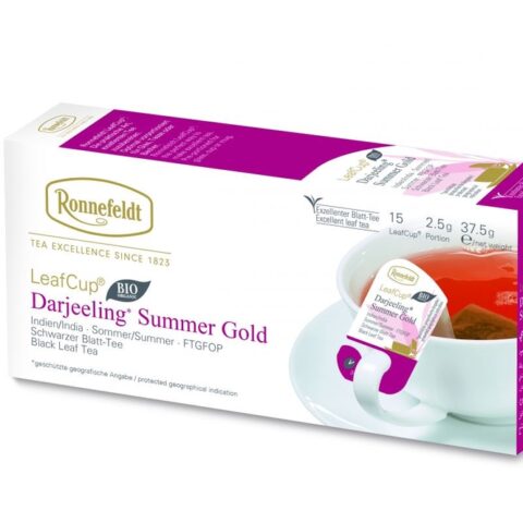 Ronnefeldt Leaf-Cup Classic darjeeling Summer Gold Organic 15tk must tee