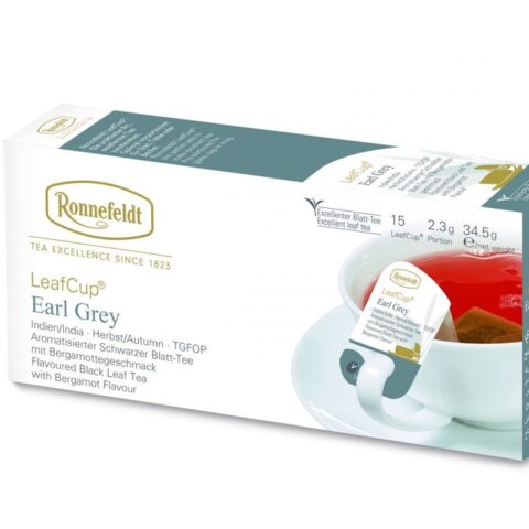 Ronnefeldt Leaf-Cup Classic Earl Grey 15tk must tee segu