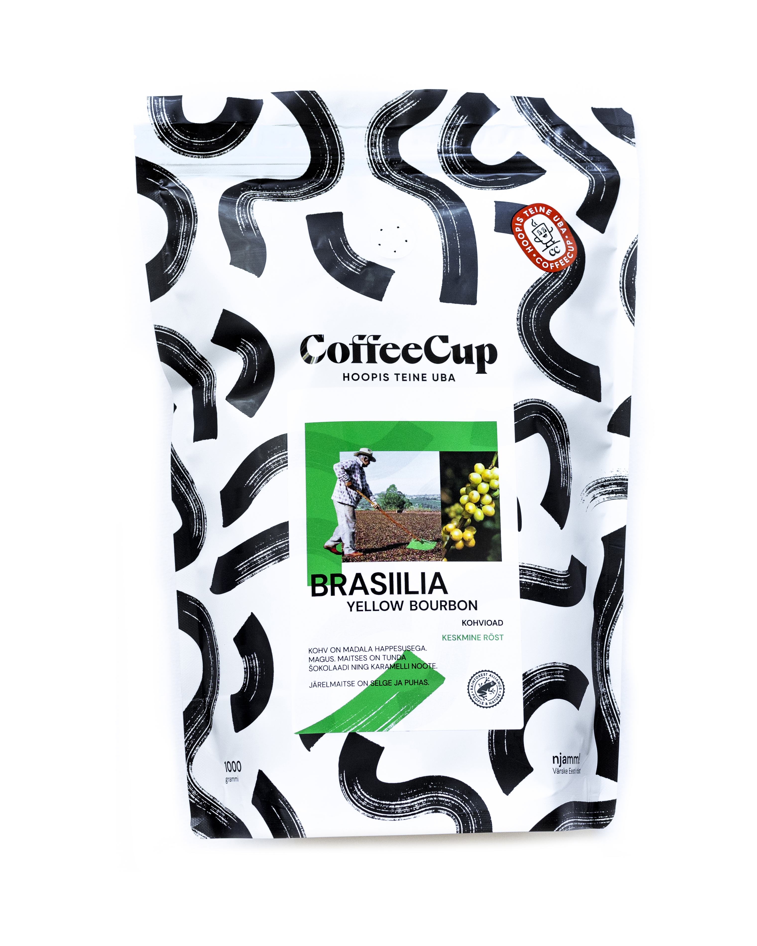 Brazil Yellow Bourbon Fine Cup Rainforest Alliance 1kg