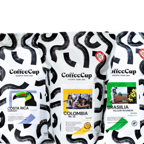 COFFEECUP'I KOHVISÕBRA KOMBO, 3 X 500GR