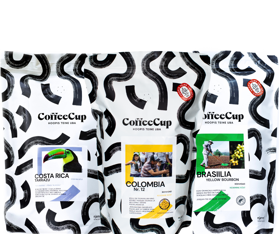 COFFEECUP'I KOHVISÕBRA KOMBO, 3 X 500GR