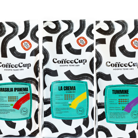 COFFEECUP'I KOHVISÕBRA KOMPLEKT, 3 X 1 KG