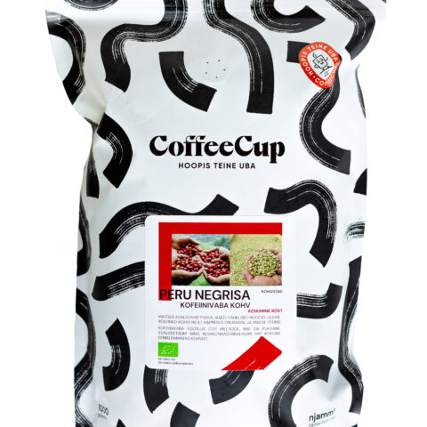 CoffeeCup Peru Negrisa kofeiinivaba kohviuba, bio 1kg