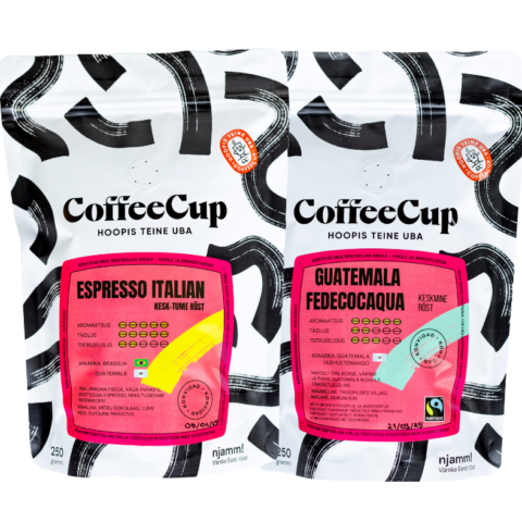 COFFEECUP'I KOHVIDE KOMPLEKT, 2 X 250GR