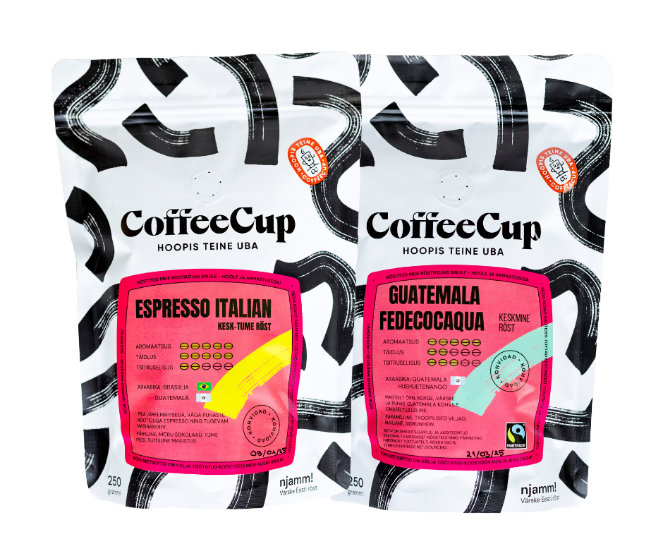COFFEECUP'I KOHVIDE KOMPLEKT, 2 X 250GR